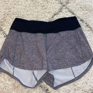 lululemon speed up shorts 4 inch size 6